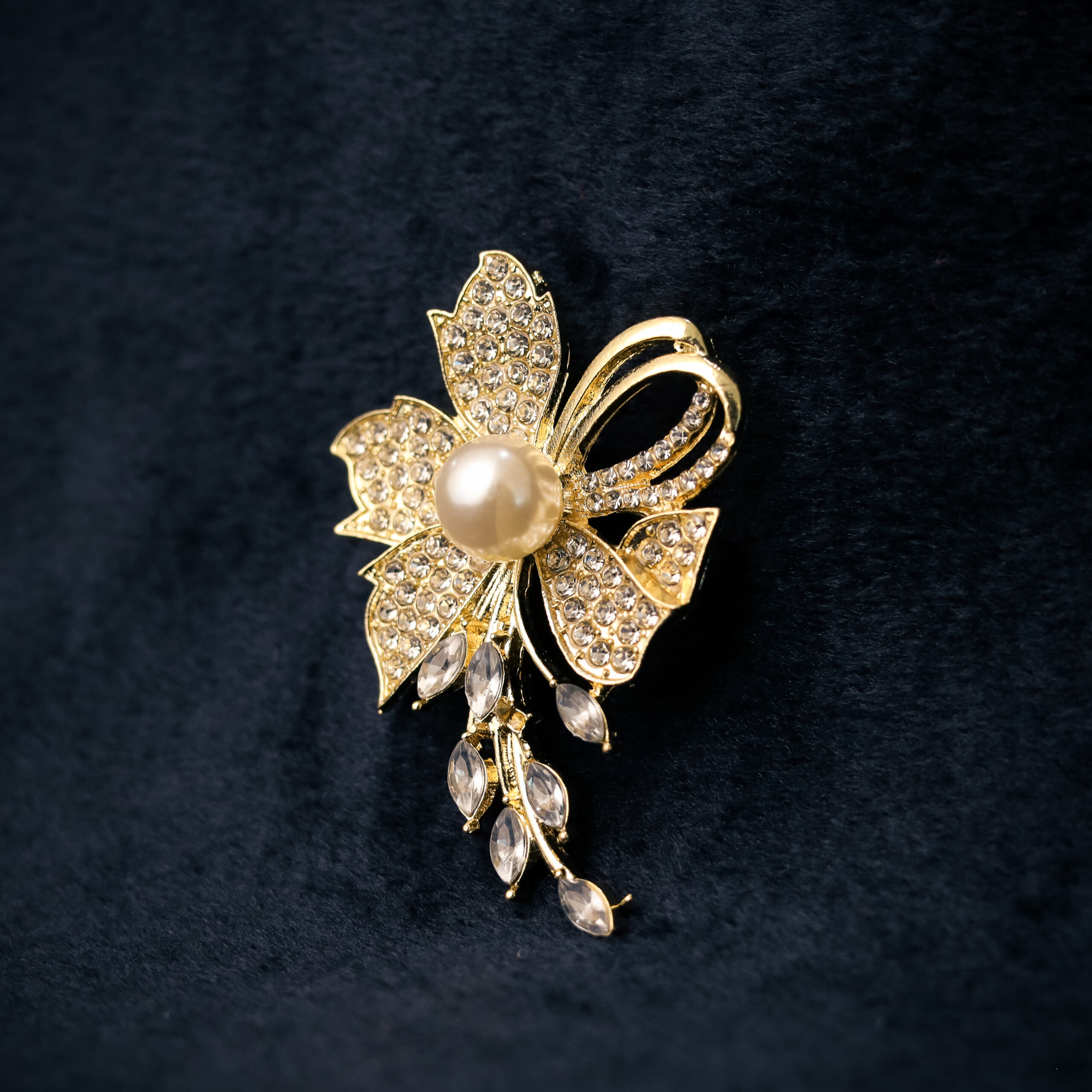 Pearl Cascade Brooch