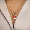 Santa’s Jeweled Cap Necklet