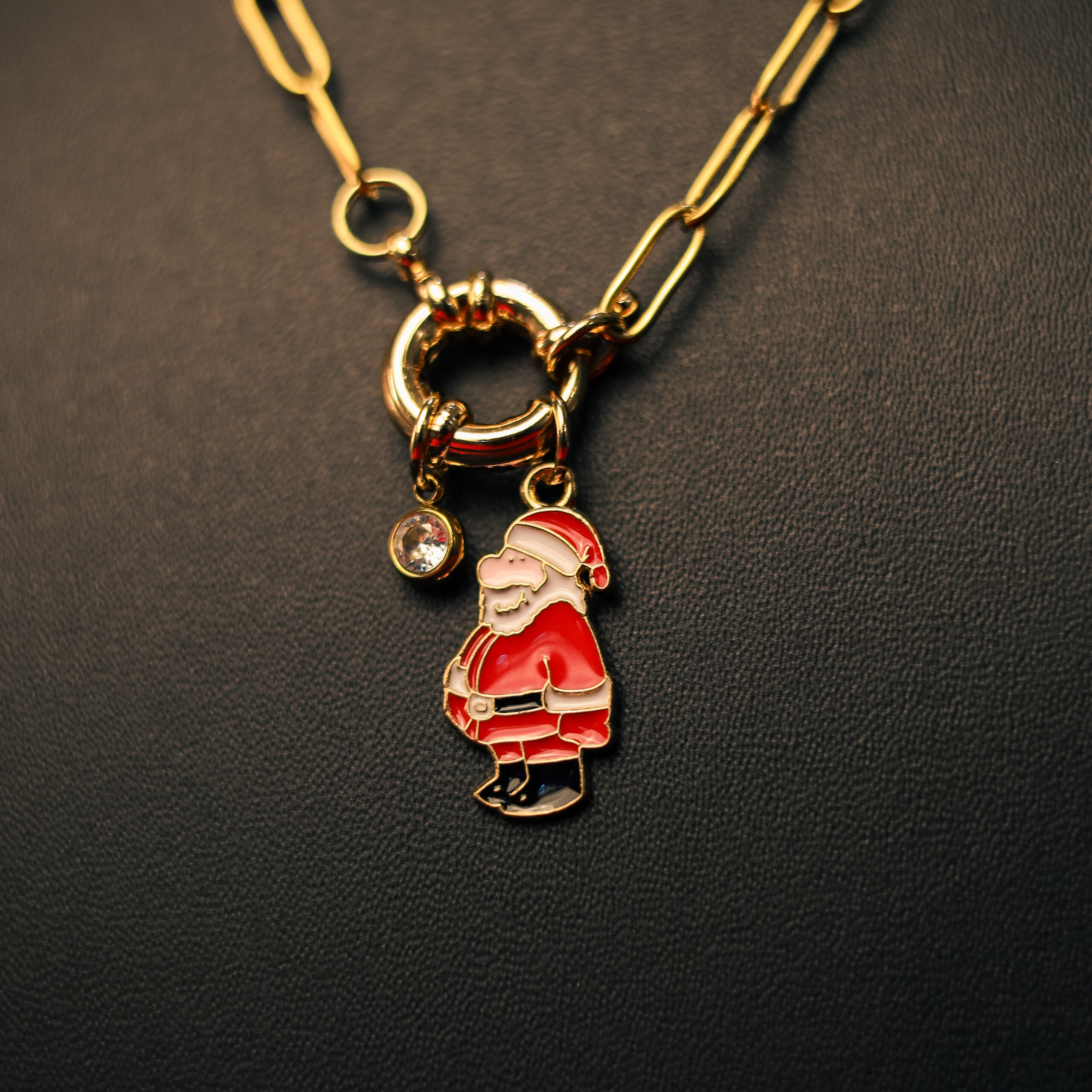 Standing Santa Necklet
