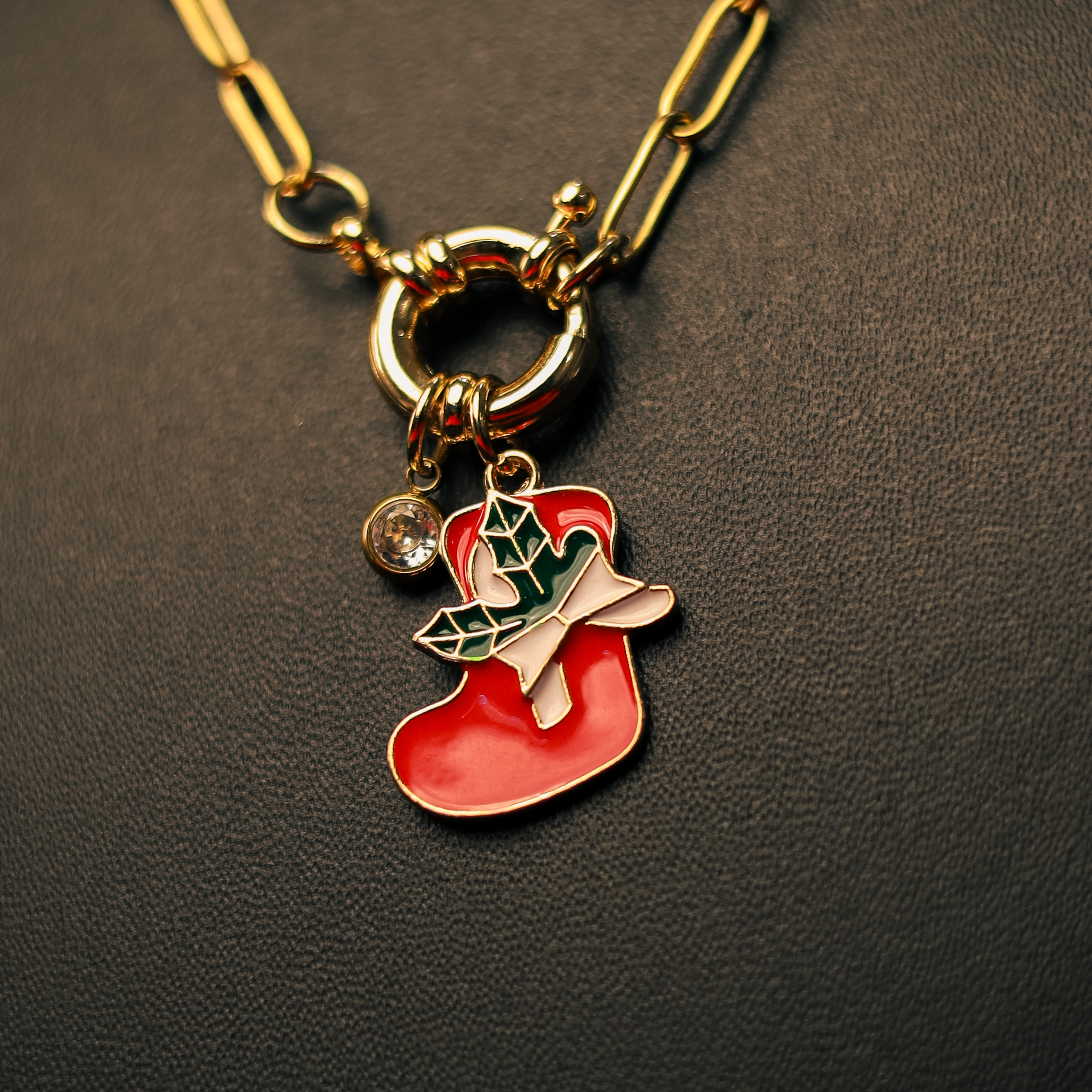 Red Stocking Necklet