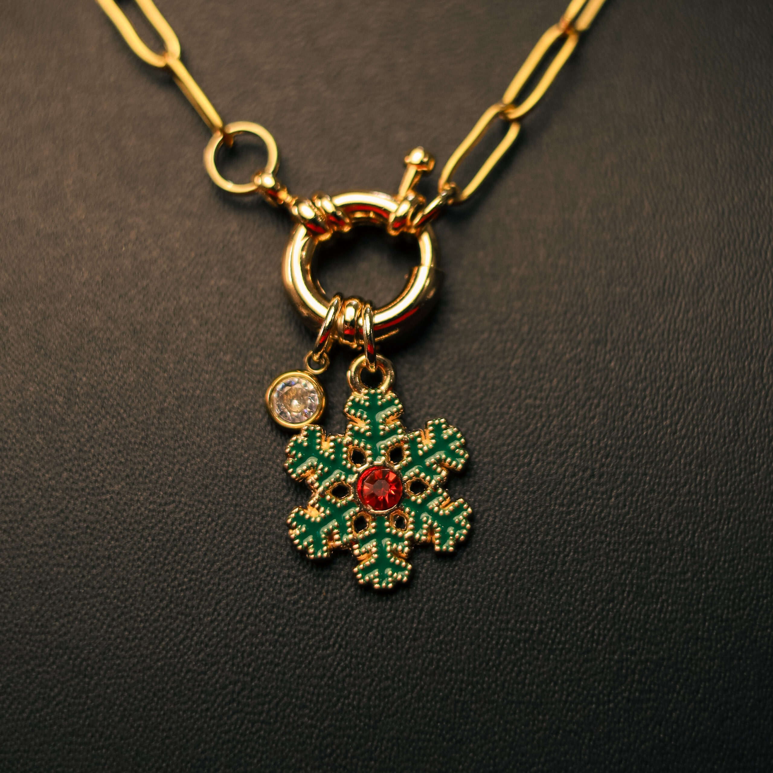 Crystal Snowflake Necklet