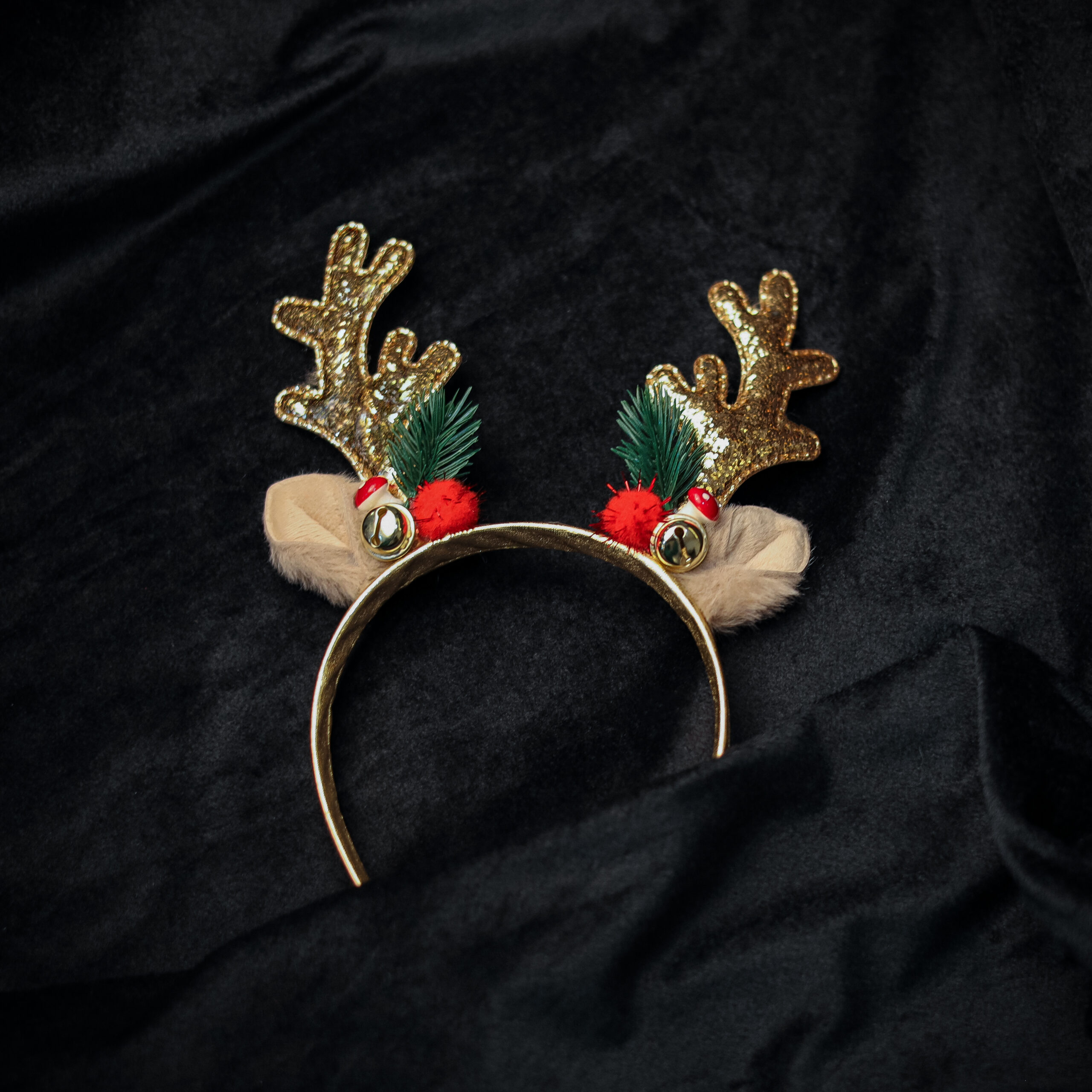 Golden Antlers Headband