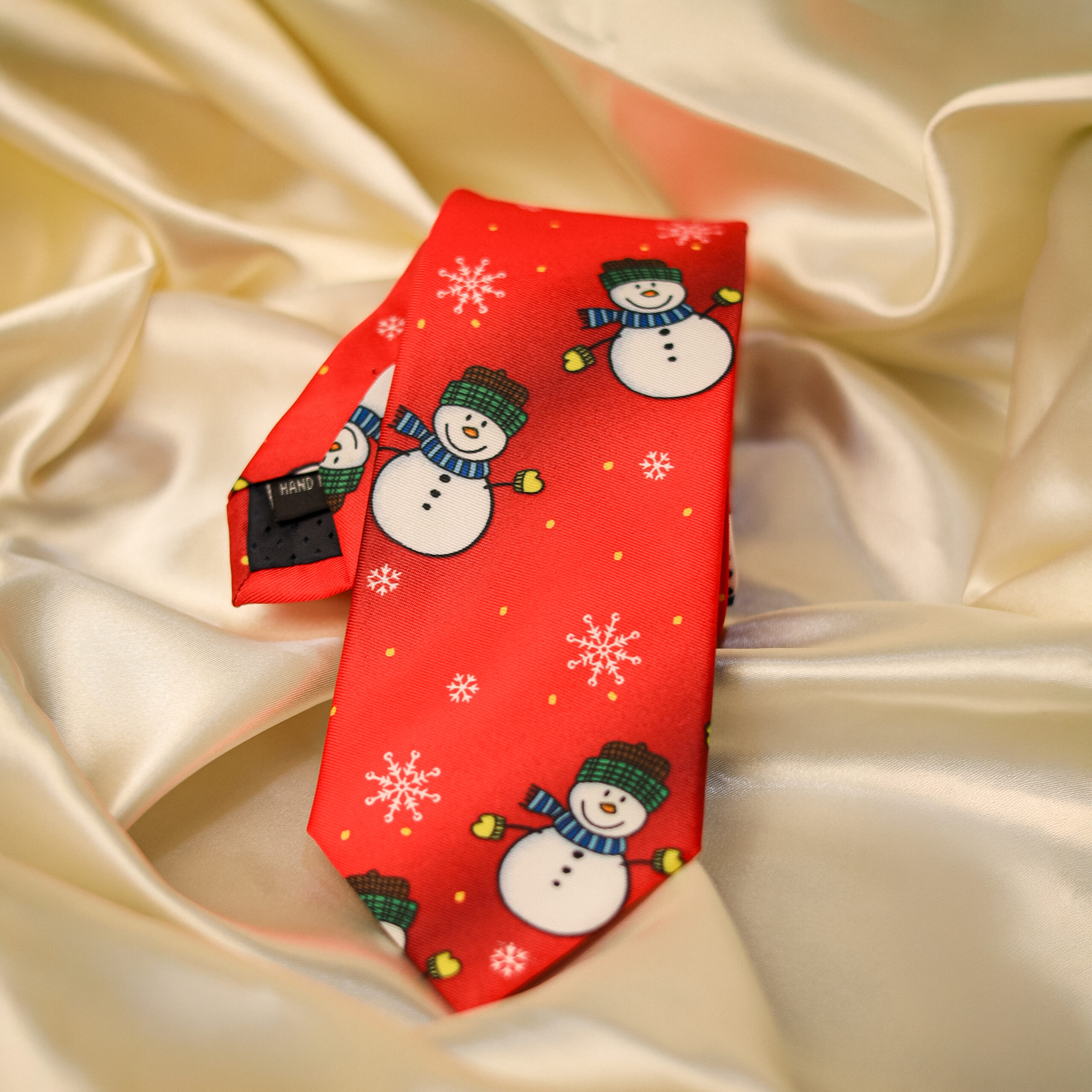 Red Snowman Tie