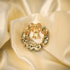 Wreath Bell Brooch