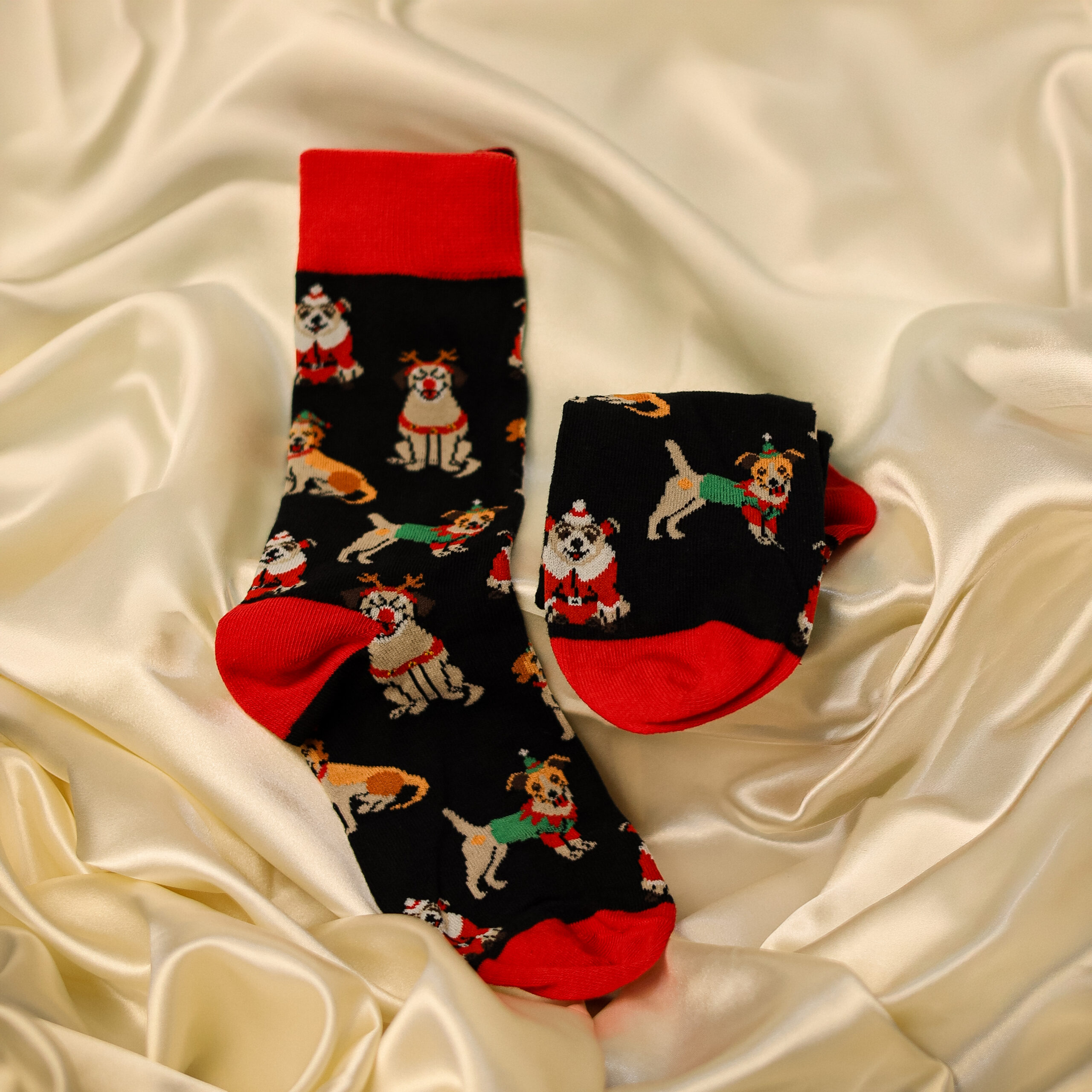 Corgi Christmas Socks