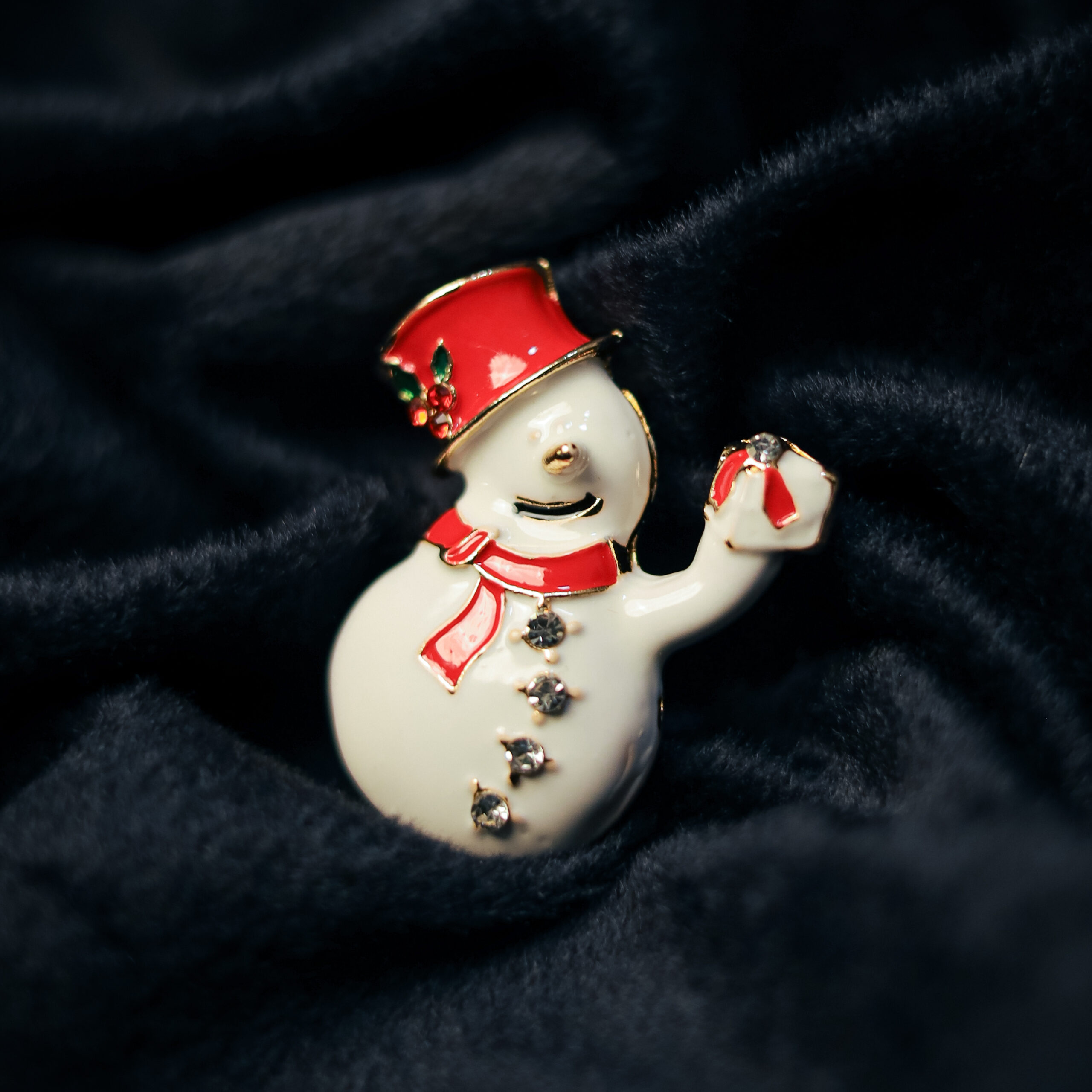 Cheerful Blind Snowman